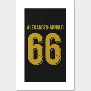 Trent Alexander Arnold Gold & Black Posters and Art